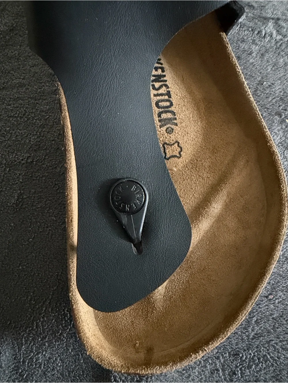 Birkenstock Ramses Black T-Strap Thong Sandals - Size 42 (US Men’s 9-9.5)